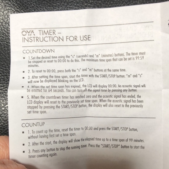 Professional hair product timer by OYA NWOT - Picture 4 of 4